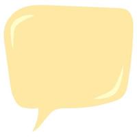 ícone de conversa de caixa de texto de chatt de bolha de fala em quadrinhos vetor