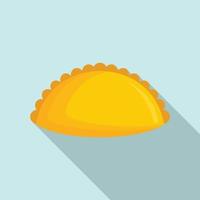 ícone de padaria peru, estilo simples vetor