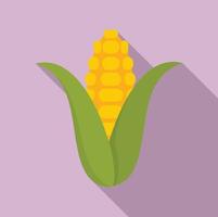 ícone de planta de milho, estilo simples vetor
