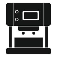 ícone da máquina de café moka, estilo simples vetor