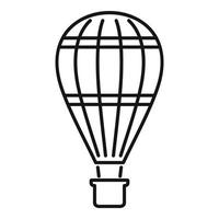 ícone de balão de ar criativo, estilo de estrutura de tópicos vetor