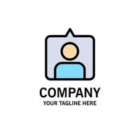 contato instagram define modelo de logotipo de negócios cor plana vetor