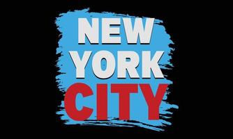 vetor da cidade de nova york e ilustração design de camiseta colorida, design da cidade de nova york.