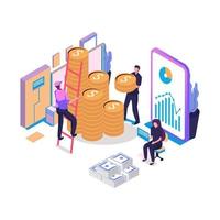 comece a investir no mercado de ações comece a economizar para atingir a meta financeira poder dos juros compostos vetor