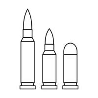 ícone de balas no estilo de estrutura de tópicos vetor