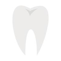 ícone de dente, estilo simples vetor