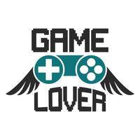design de camiseta de videogame design de controlador de jogo doodle arte vetorial de joystick. gamepad de vetor de estilo doodle.