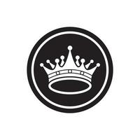 design de vetor de ícone de logotipo de coroa