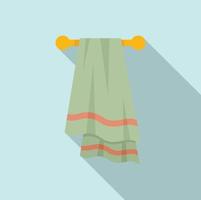 ícone de toalha de sauna, estilo simples vetor
