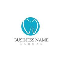 ilustração em vetor modelo logotipo dental