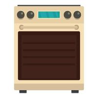 ícone de forno de fogão, estilo simples vetor