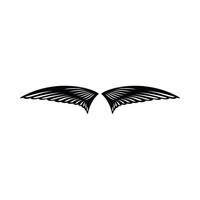 ícone de asas de pássaro, estilo simples vetor