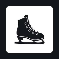 ícone de patinação em estilo simples vetor