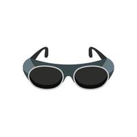 ícone de óculos de soldagem, estilo simples vetor