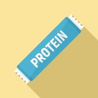 ícone da barra de proteína, estilo simples vetor
