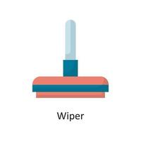 limpador vector plana ícone design ilustração. símbolo de limpeza no arquivo eps 10 de fundo branco