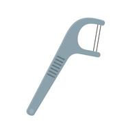 ícone de fio dental de mão, estilo simples vetor