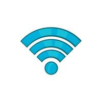 ícone wi-fi, estilo cartoon vetor