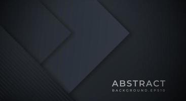 fundo abstrato texturizado com camadas de papel marinho preto escuro. utilizável para layout decorativo da web, pôster, banner, brochura corporativa e design de modelo de seminário vetor