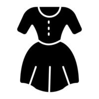 ícone de design moderno de roupas de festa vetor