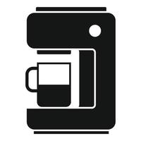 ícone da máquina de café em casa, estilo simples vetor