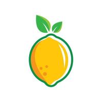 ilustração das imagens do logotipo da limão vetor