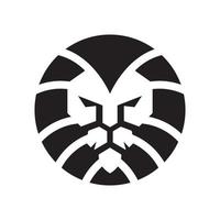 ilustração das imagens do logotipo do leão vetor