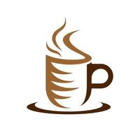 imagens do logotipo da xícara de café vetor