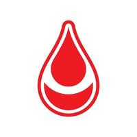 imagens de logotipo de gota de sangue vetor