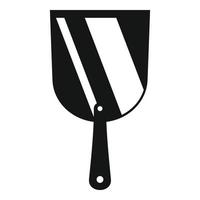 ícone de espátula de espátula, estilo simples vetor