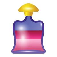 ícone de poção de perfume, estilo cartoon vetor