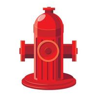 ícone de hidrante em estilo cartoon vetor