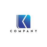 logotipo konnect, ícone do logotipo da letra k, conceito do logotipo da letra k vetor