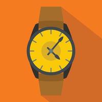 ícone de empresário de relógio de pulso, estilo simples vetor
