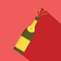 ícone de bolha de champanhe, estilo simples vetor