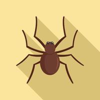 ícone de aranha de grama, estilo simples vetor