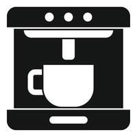 ícone moderno da máquina de café, estilo simples vetor