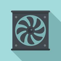 ícone do ventilador, estilo simples vetor