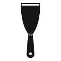 ícone do construtor de espátula, estilo simples vetor