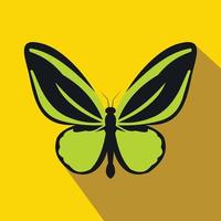 ícone de borboleta, estilo simples vetor