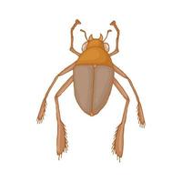 ícone de bug inseto, estilo cartoon vetor
