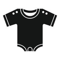 ícone de roupas infantis, estilo simples vetor
