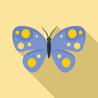 ícone de borboleta de asa, estilo simples vetor