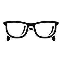 ícone de óculos de contabilidade, estilo simples vetor