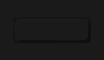 design de interface do usuário suave de neumorfismo preto para web design, interface do usuário do aplicativo e muito mais, botão em branco, vetor. vetor