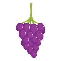 pequeno ícone de uva, estilo cartoon vetor