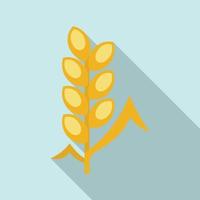ícone de trigo, estilo simples vetor