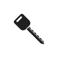eps10 ícone da arte abstrata de chave de bloqueio de carro de vetor preto isolado no fundo branco. símbolo de serviço automático em um estilo moderno simples e moderno para o design do seu site, logotipo e aplicativo móvel