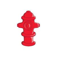 ícone de hidrante, estilo cartoon vetor