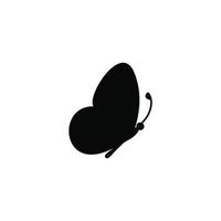 vetor de ícone plano simples de borboleta